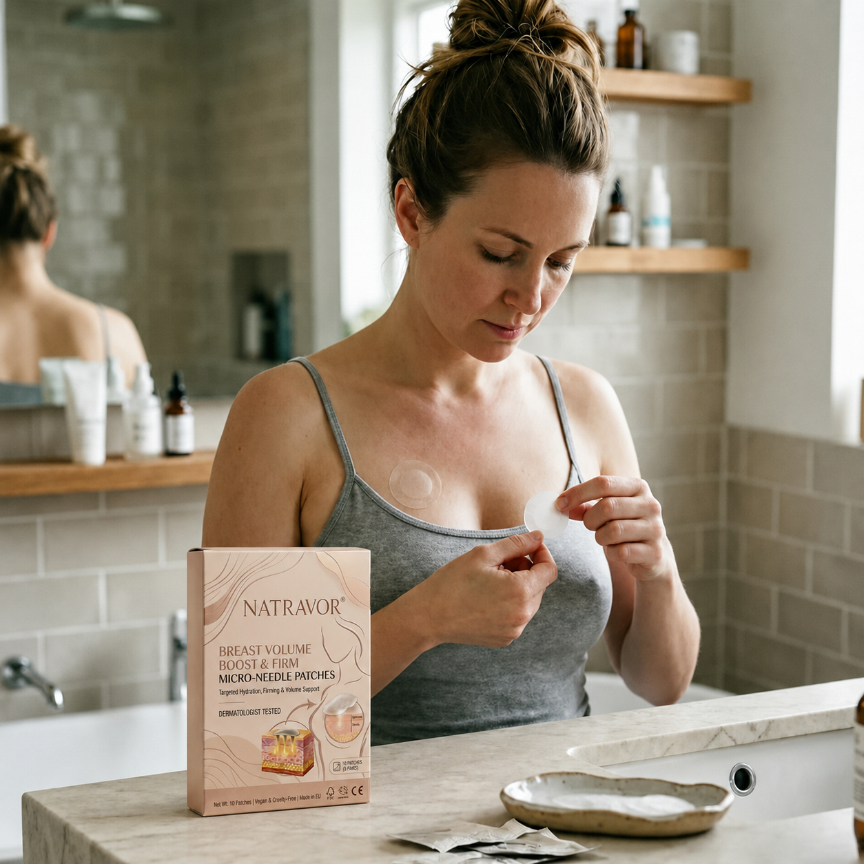 🔥Ends Tonight: 50% OFF🔥NATRAVOR® Targeted Breast Enhancement Advanced Nano Microneedle Patch