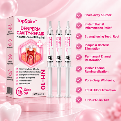 TopSpire™ DenPerm Cavity-Repair Natural Enamel Filling Gel