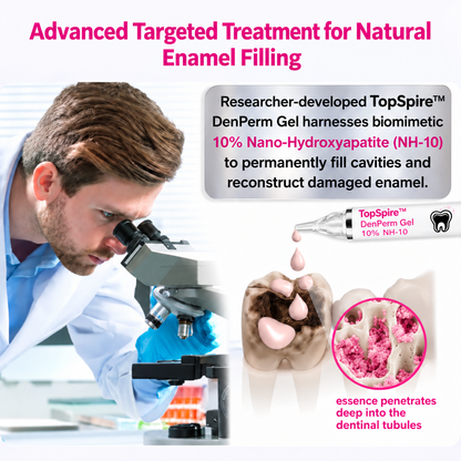 TopSpire™ DenPerm Cavity-Repair Natural Enamel Filling Gel